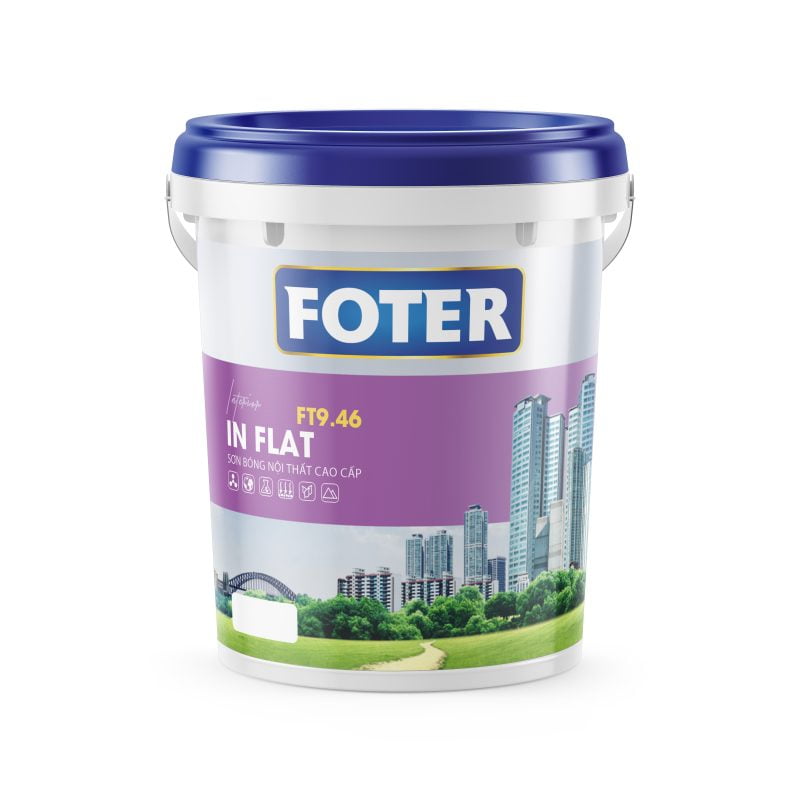 FOTER IN FLAT: Sơn bóng nội thất cao cấp - FT9.46 - 20Kg