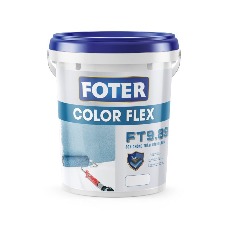 FOTER COLOR FLEX: Sơn chống thấm màu hiệu quả - FT9.89 -20Kg