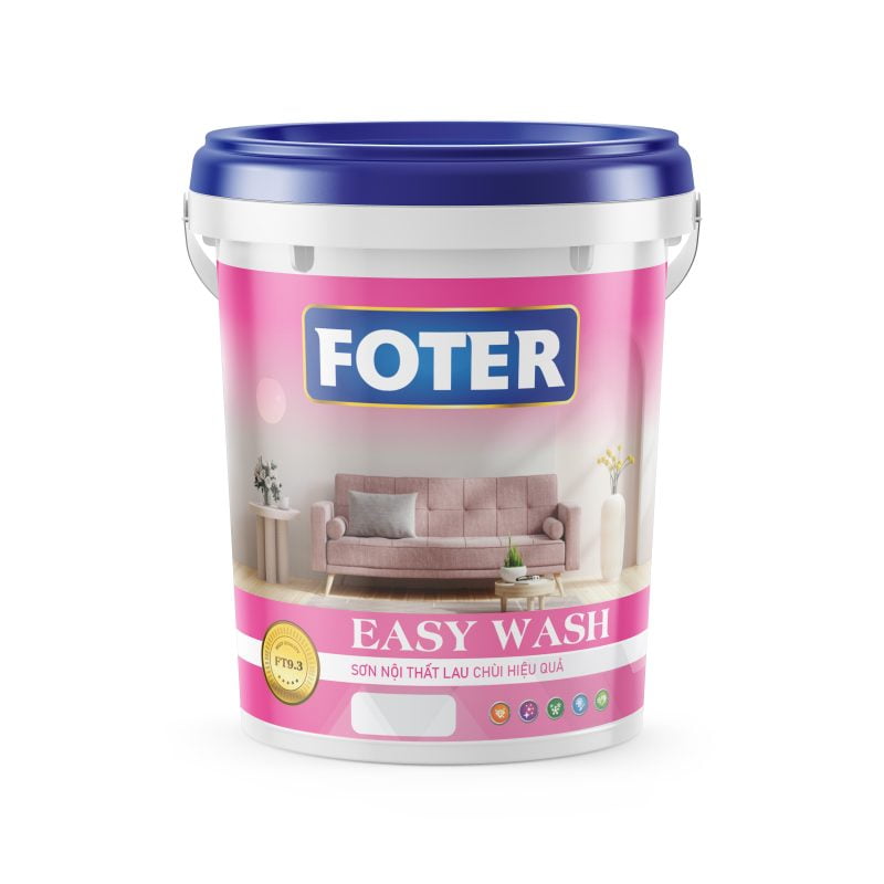 FOTER EASY WASH: Sơn nội thất lau chùi hiệu quả - FT9.3 - 22Kg