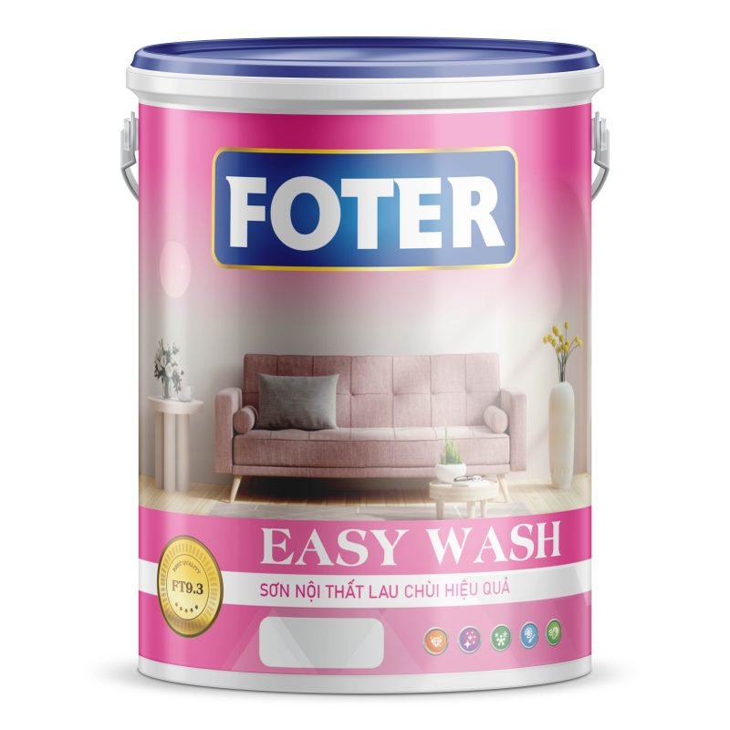 FOTER EASY WASH: Sơn nội thất lau chùi hiệu quả - FT9.3 - 6Kg